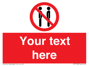 Custom prohibition not face to face